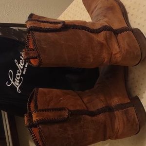 Lucchese Mad Dog Goat Leather Men's 10 1/2D